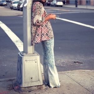 Free People Bali bell bottoms hippi boho jeans